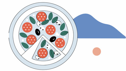 Delicious Pizza Slice