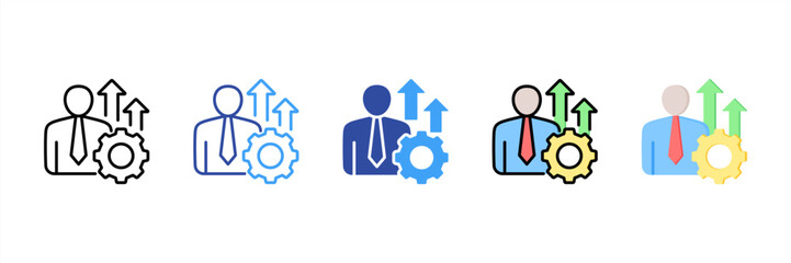 Improvement Multi Style Icon Set