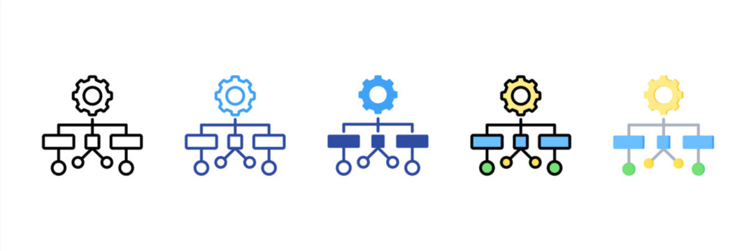 Uml Multi Style Icon Set