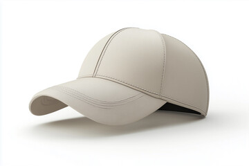 A simple vector illustration of a blank baseball cap, a classic and stylish headwear object for sport or casual uniform, isolated on a white background