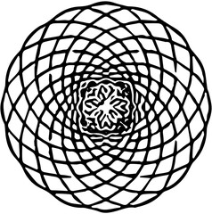 Illustration of abstract ornament