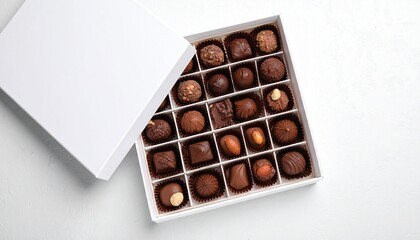 chocolate bar on white background