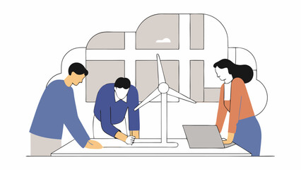 Team Designing Green Energy Solutions