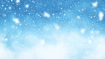 Obraz premium Winter Solstice Festival, Falling Snowflakes On Blue Background Representing Natural Wonder Of Seasonal Transition During December Winter Solstice