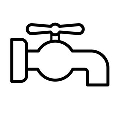Tap, faucet – simple vector icon