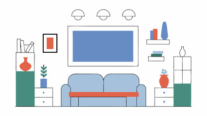 Modern Minimalist Living Room Interior Design