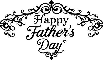 Happy Father’s Day Typography Vector, Father's Day Text Design Vector, Father’s Day Calligraphy Vector Art, Best Dad Typography Vector, Father’s Day Greeting Vector, Handwritten Father’s Day Text Art,