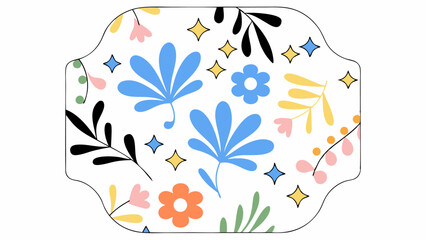 Floral Pattern Design, Decorative Element