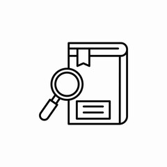 search book icon sign vector