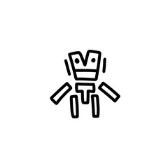 Mayan civilization tribal icon