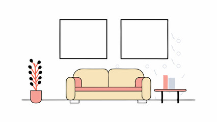 Minimalist Living Room Interior Design