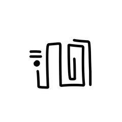 Mayan civilization tribal icon