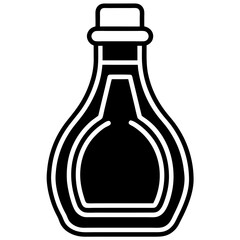 Syrup Bottle Design icon vector