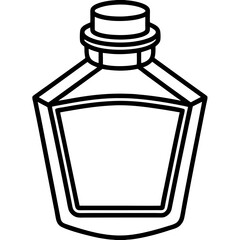 Syrup Bottle Design icon vector