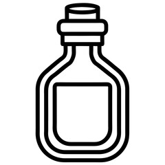 Syrup Bottle Design icon vector
