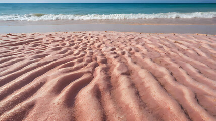 tropical beach with blue sky