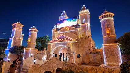 Amusement Park Entrance &ndash; Castle-Themed Funfair Gate