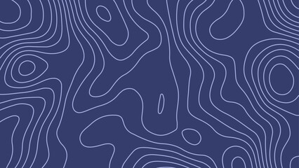 Wavy light blue shapes. Topographic design in blue.