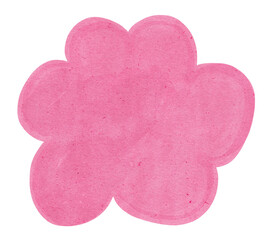  watercolor pink brush stroke