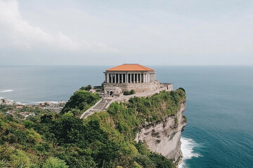 Explore stunning cliffside temple overlooking the ocean in Bali