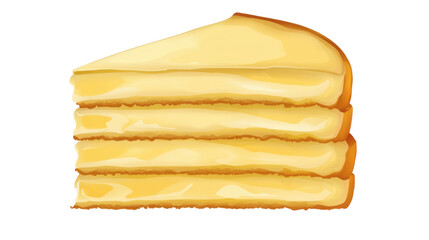 Fototapeta premium Stack of crackers on white background