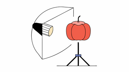 Pumpkin Photography Setup