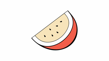 Cartoon Watermelon Slice