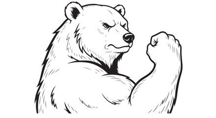 polar bear vector