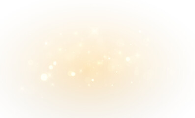 Golden glitter sparkle png. Shiny glowing stardust, bright light flare, and bokeh texture on transparent background. Magic dust particles for holiday card or celebration design.

