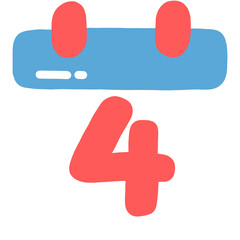 Obraz premium 4th Of July illustration