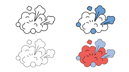 Cartoon Explosion Set
