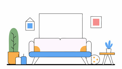 Modern Minimalist Living Room Interior Design