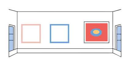 Modern Art Gallery Interior