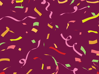 Confetti falling on background. Party fertival Elemen design  (20250616105613) [Converted].eps