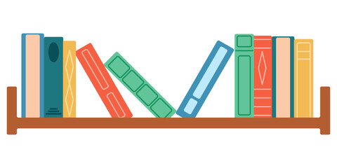 Book Shelf Illustration Set