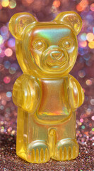 Fototapeta premium bear glass