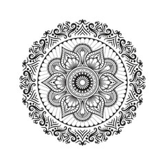 Flower Mandala Elements, decorative elements, Oriental pattern, vector illustration. Islam, Arabic, Indian, turkish, pakistan, chinese, ottoman motifs,