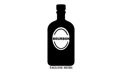 Bourbon day icon. Bourbon day vector illustration. Bourbon day logo design and bourbon day concept design 