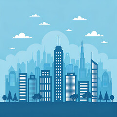 Obraz premium city in the sky