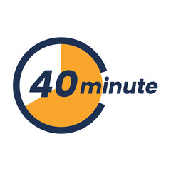 Countdown timer icon start 5, 10, 15, 20, 25, 30, 35, 40, 45, 50, 55 and 60. Numeric countdown elements for progress tracking, Time Tracking Illustration,Stopwatch Countdown Icons
