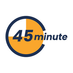 Countdown timer icon start 5, 10, 15, 20, 25, 30, 35, 40, 45, 50, 55 and 60. Numeric countdown elements for progress tracking, Time Tracking Illustration,Stopwatch Countdown Icons