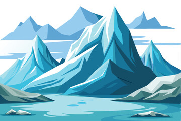 mountain landscape snow