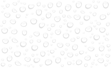 Realistic water drops. PNG drops, condensation on the window, transparent water drop. Abstract water drops, bubbles on transparent background, digital liquid design, Stock royalty free
