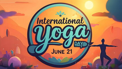 Fototapeta premium International Yoga Day