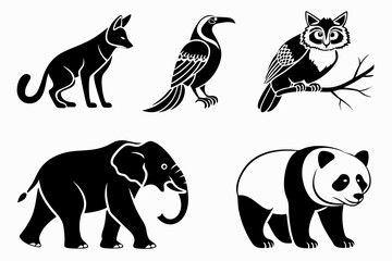 Obraz premium set of animals