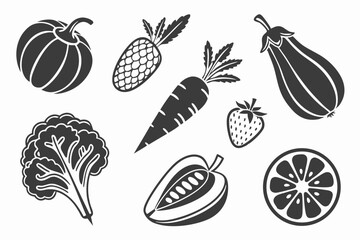 set of vegetables