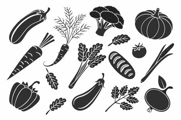 set of vegetables