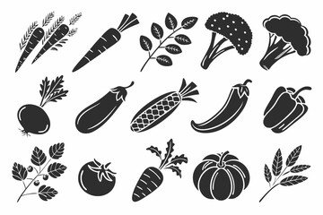 set of vegetables