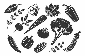 vegetables seamless pattern