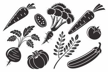 set of vegetables
